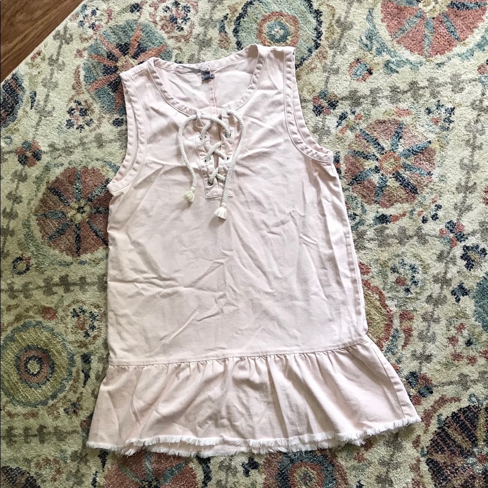 Aerie lace up dress